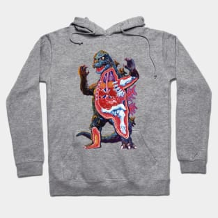 Godzilla anatomy Hoodie